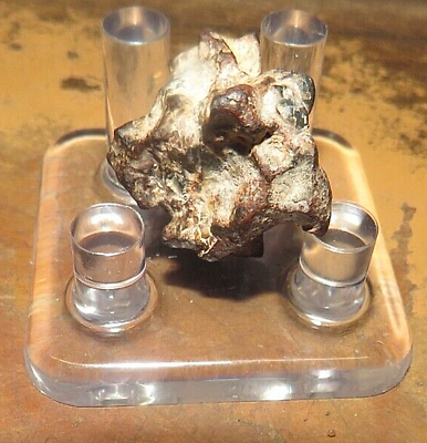 #ad 13.31 gm IMILAC Exceptional Pallasite Specimen rare meteorite w stand; CHILE $715.50