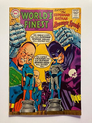 #ad World#x27;s Finest #175 1968 Superman Batman Nice reader copy G $8.30
