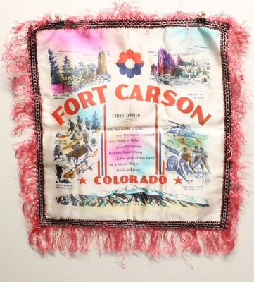 #ad Home Front: Pillow Cover 9th Infantry Division Ft. Carson CO $12.95