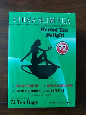 #ad China Slim Tea 72 Tea Bags Green SYNCHKG020995 $54.99