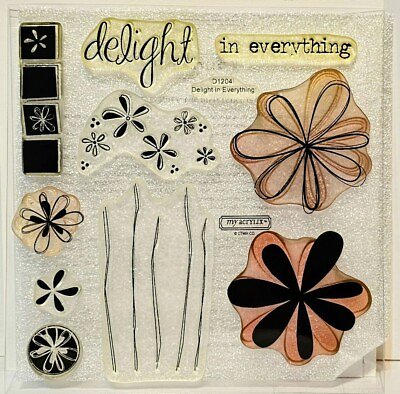 #ad CLOSE TO MY HEART DELIGHT IN EVERYTHING D1204 $4.99