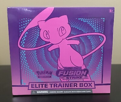 Pokemon TCG Fusion Strike Factory Sealed Elite Trainer Box $34.99