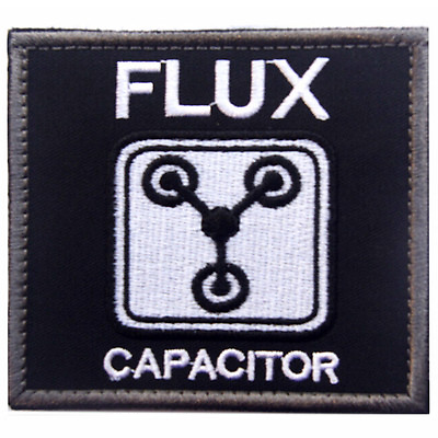 #ad FLUX CAPACITOR U.S. ARMY USA TACTICAL 3D US EMBROIDERED HOOK LOOP PATCH $7.99