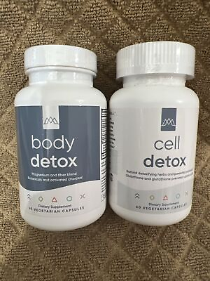 #ad Detox System Body detox 60 capsules Cell detox 60 capsules Exp.09 25 $50.00