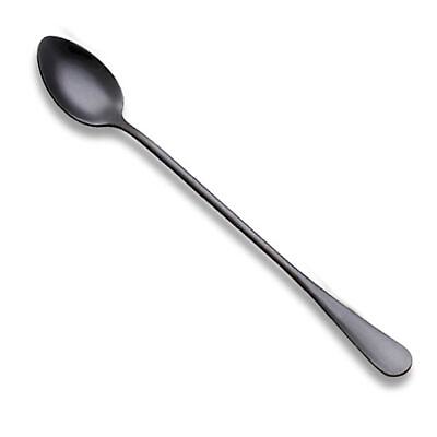 #ad Dessert Spoon Long Handle Rust proof Stirring Coffee Spoon Supplies Durable $7.58