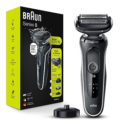 #ad Braun Electric Razor for Men Waterproof Foil Shaver Series 5 5050cs Wet amp; Dry $76.44