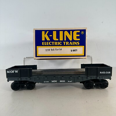 #ad K Line K 6621 O Gauge Maintenance of Way MOW Rail Carrier Freight Car in Box $17.99