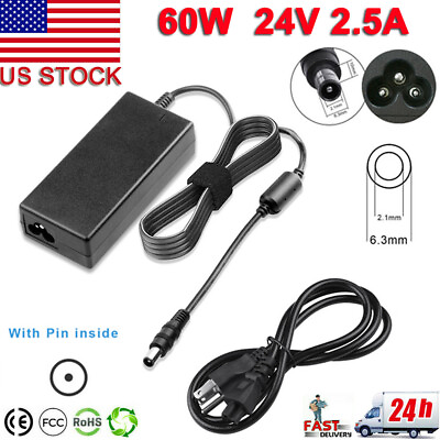 #ad 24V AC Power Supply Adapter For Samsung HW M450 HW M450 ZA Soundbar DC Charger $12.99