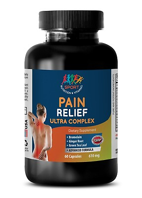 #ad Back Pain Relief PAIN RELIEF ULTRA COMPLEX 610MG 1B Hyaluronic Acid Pills $21.53