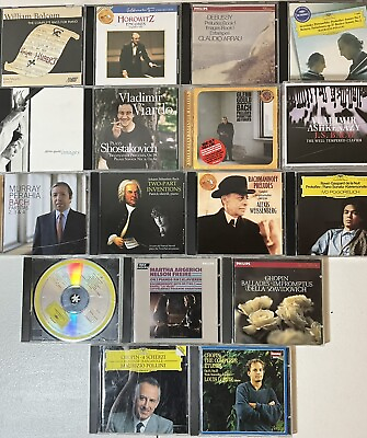 #ad Classical Piano Music CD Lot of 18 Compact Discs Very Good Used Condition $16.95