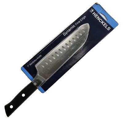 #ad Henckels Dynamic Fine Edge 7 Inch Santoku Knife Stainless Steel Brand New $26.99