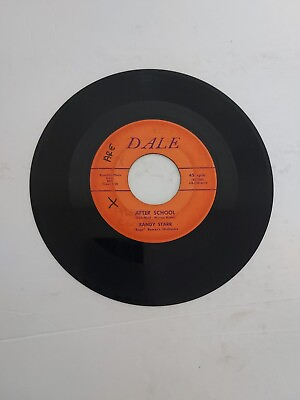 #ad 45 RPM Vinyl Record Randy Starr After School Heaven High VG $6.75