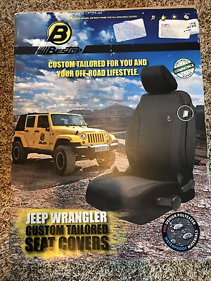 #ad Bestop 2928409 Charcoal Rear Seat Covers Jeep 2013 2018 Wrangle $79.99