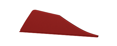 #ad Aftermarket Mercedes Benz Windows Side Triangle Covers C126 Left Burgundy $104.00