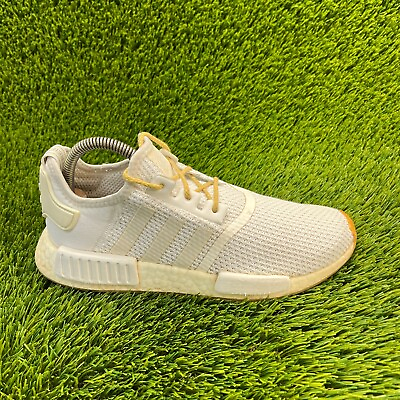 #ad Adidas NMD R1 Cloud Mens Size 7.5 White Athletic Running Shoes Sneakers D96635 $39.99