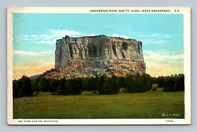 #ad Postcard Enchanted Mesa 430 ft high Mesa Encantada $2.12