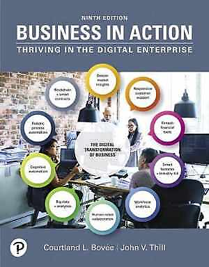 #ad Business in Action RENTAL EDITION Paperback by Bovee Courtland L.; Good $92.50