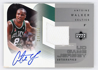 #ad 2002 03 Upper Deck #AU AW Antoine Walker 100 Auto UD Game Jerseys Series Two $80.90