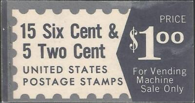 #ad Booklet 15 6 cent and 5 2cent Scott BK120 Complete with stamps 1971 MNH $8.95