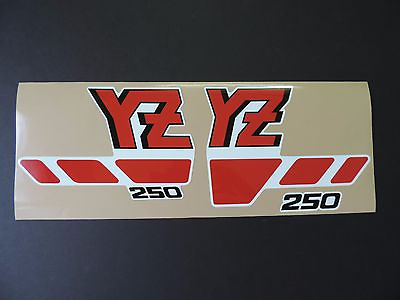 #ad 1988 YAMAHA YZ 250 SHROUD DECALS VINTAGE MOTOCROSS $46.61