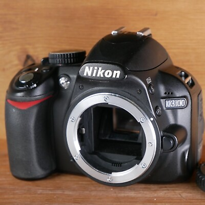 #ad Nikon D3100 14.2MP Digital DSLR Camera Body *TESTED* Shutter 43593 $74.99