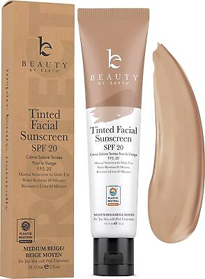 #ad Tinted Mineral Facial Sunscreen Lotion SPF 20 2oz Medium Beige 2.0 oz $20.69