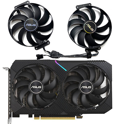 #ad #ad GPU Cooler Cooling Fan For ASUS RTX3060ti 3060 3050 DUAL MINI OC V2 Graphic Card $10.54