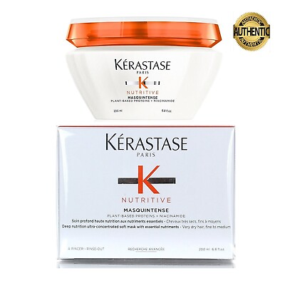 #ad Kerastase Nutritive Masquintense Fine Medium Hair 6.8oz 200ml New Formula $40.49