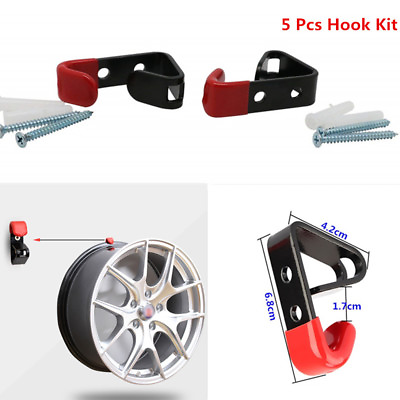 #ad 5x Car Moto 75Ib Tire Wheel Hub Hanging Boss Hook Holde Wheel Shop Display Stand $19.65