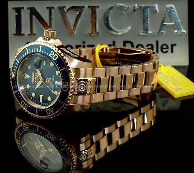 #ad #ad NEW Invicta Men#x27;s 47MM Grand Diver AUTOMATIC NH35 BLUE Dial S.S Bracelet Watch $144.99
