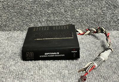 #ad Optimus 12 1869B 40W Stereo Power Booster* $25.00