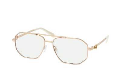 #ad NEW Off White Style 44 Gold Blue Block Light Gold Eyeglasses $171.83