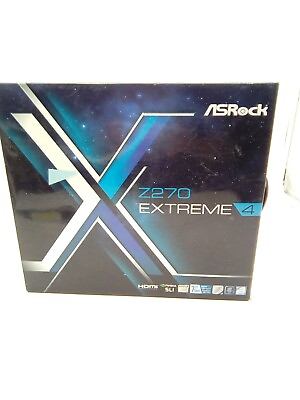 #ad ASRock Z270 Extreme 4 ATX Motherboard HDMI SATA 6Gb s USB 3.1 AS IS $55.00