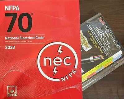#ad NFPA 70 NEC National Electrical Code 2023 Paperback BBI Fast Tabs 2023 USA ITE $36.42