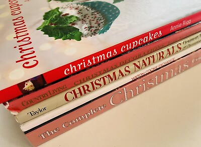#ad Cooking Books Christmas Bulk Lot x 5 Cookies Decorations Craft Styling Retro AU $44.95