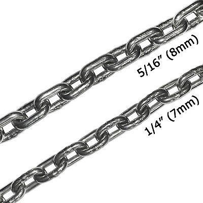 #ad 316 Stainless Steel Windlass Anchor Chain 5 16quot; 1 4quot; DIN766 by the foot $8.01