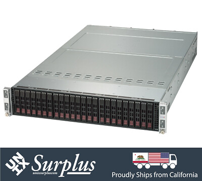Supermicro 2U 4 node 1TB RAM 8x E5 2697 V2 4x 800G SSD VMWare Cloud Server 2PS $2700.00