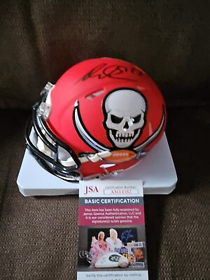#ad Tampa Bay Buc Mike Evans Signed quot;Rare AMPquot; Mini Helmet JSA COA $295.00