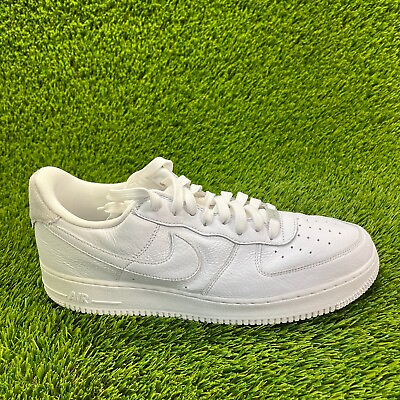 #ad Nike Air Force 1 Craft Mens Size 12 White Athletic Shoes Sneakers CN2873 101 $79.99