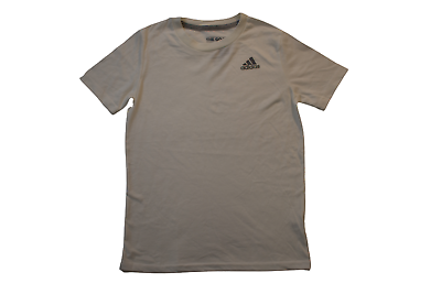 #ad adidas Youth Boys White Go To Tee Tee Shirt New S 8 $5.99