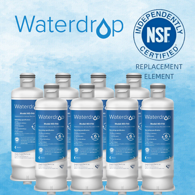 #ad Waterdrop Refrigerator Water Filter Replacement for Samsung DA97 17376B 8 pack $59.99