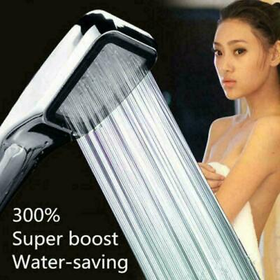 #ad High Turbo Pressure Shower Head Bathroom Powerful Energy Water Saving Filter NEW $5.69