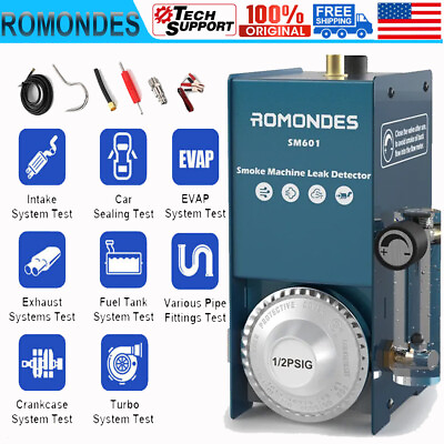 #ad ROMONDES SM601 EVAP Smoke Machine Automotive Leak Detector Vacuum Leak Tester $89.99
