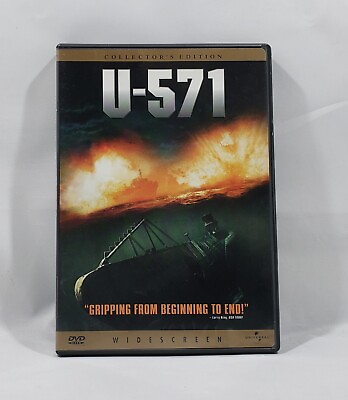 #ad U 571 2000 Collector#x27;s Edition Widescreen Used DVD $2.99