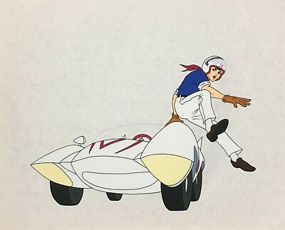 #ad Speed Racer 1 Original Framed Animation Art Collectible Sericel Edition of 2500 $95.00