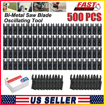 #ad #ad 500Pcs Oscillating Multi Blades Saw Blade Wood Metal Cutter for Dewalt Fein Tool $189.99