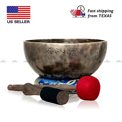 #ad Premium Master Healing Singing Bowl Set Meditation Sound bowl Healing $210.00