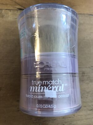 #ad L#x27;Oreal True Match Naturale Gentle Mineral Blush 486 Pinched Pink Rose 486 New $13.49