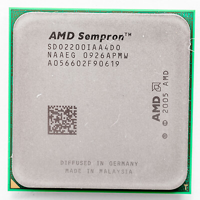 #ad AMD Sempron X2 2200 2.0GHz Dual Core AM2 Processor SDO2200IAA4DO 65W 2009 Model $12.00