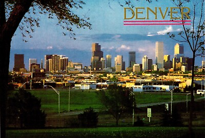 #ad The Skyline Of Denver Colorado Postcard Unposted $3.50